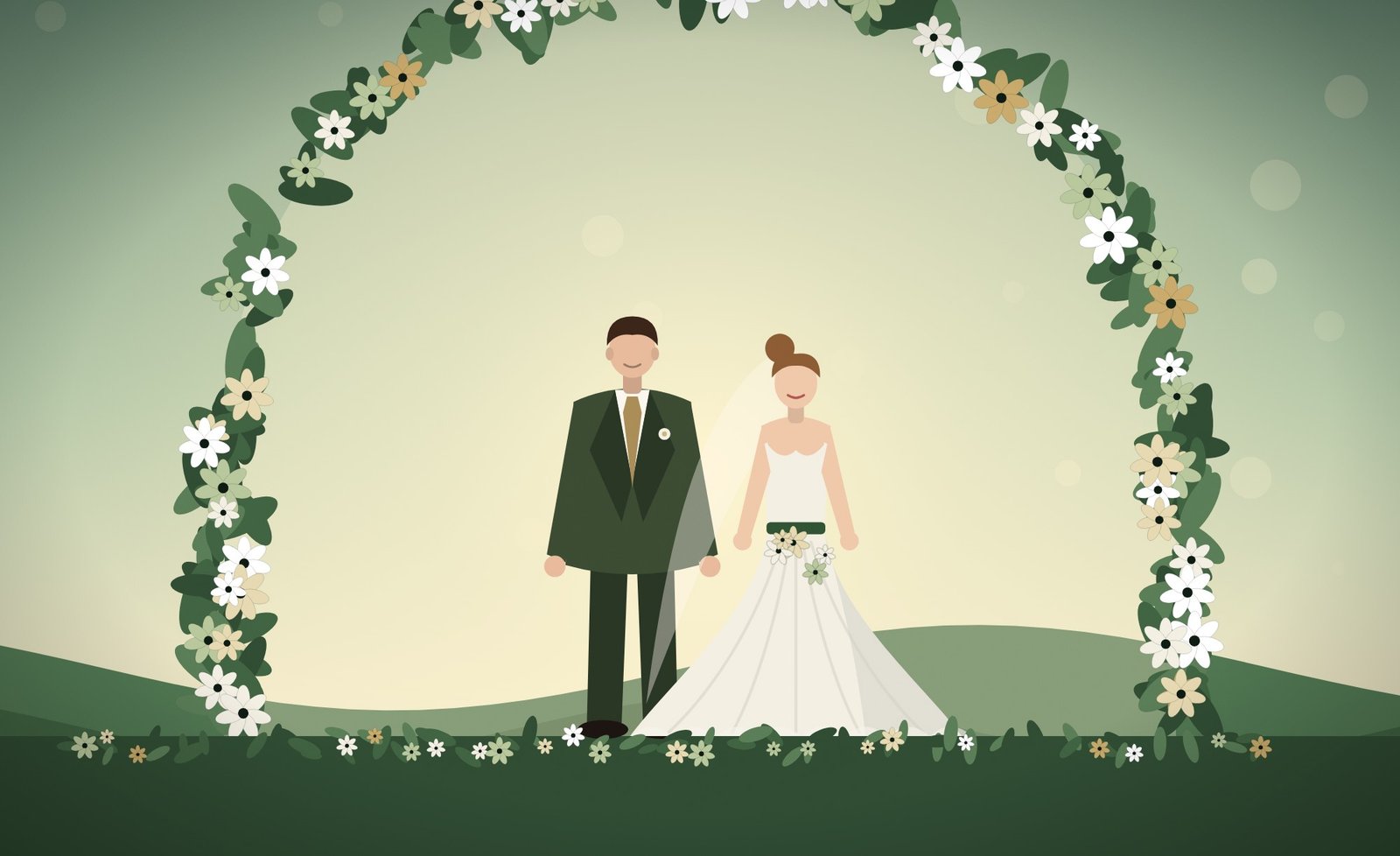 Countryside Estate wedding website template, live demo preview