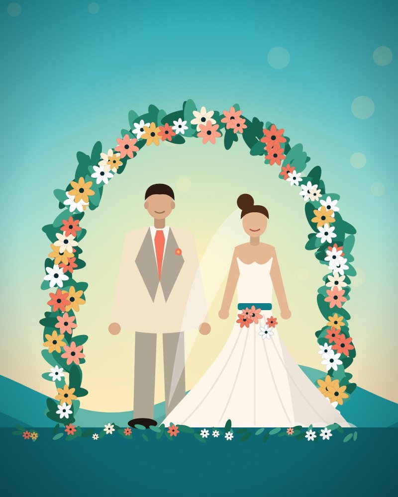Destination with Travel Planner wedding website template preview