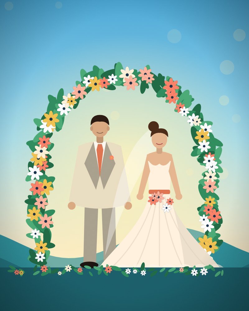 Passport & Destination Wedding wedding website template preview