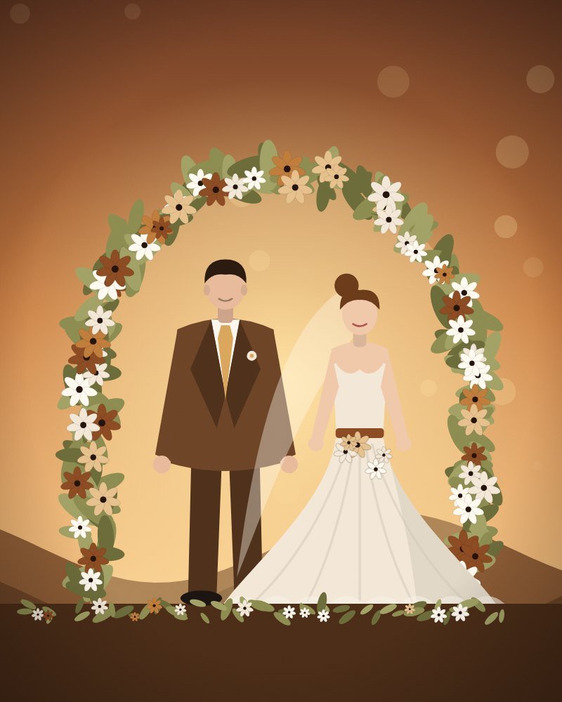 Western Ranch & Barn wedding website template preview